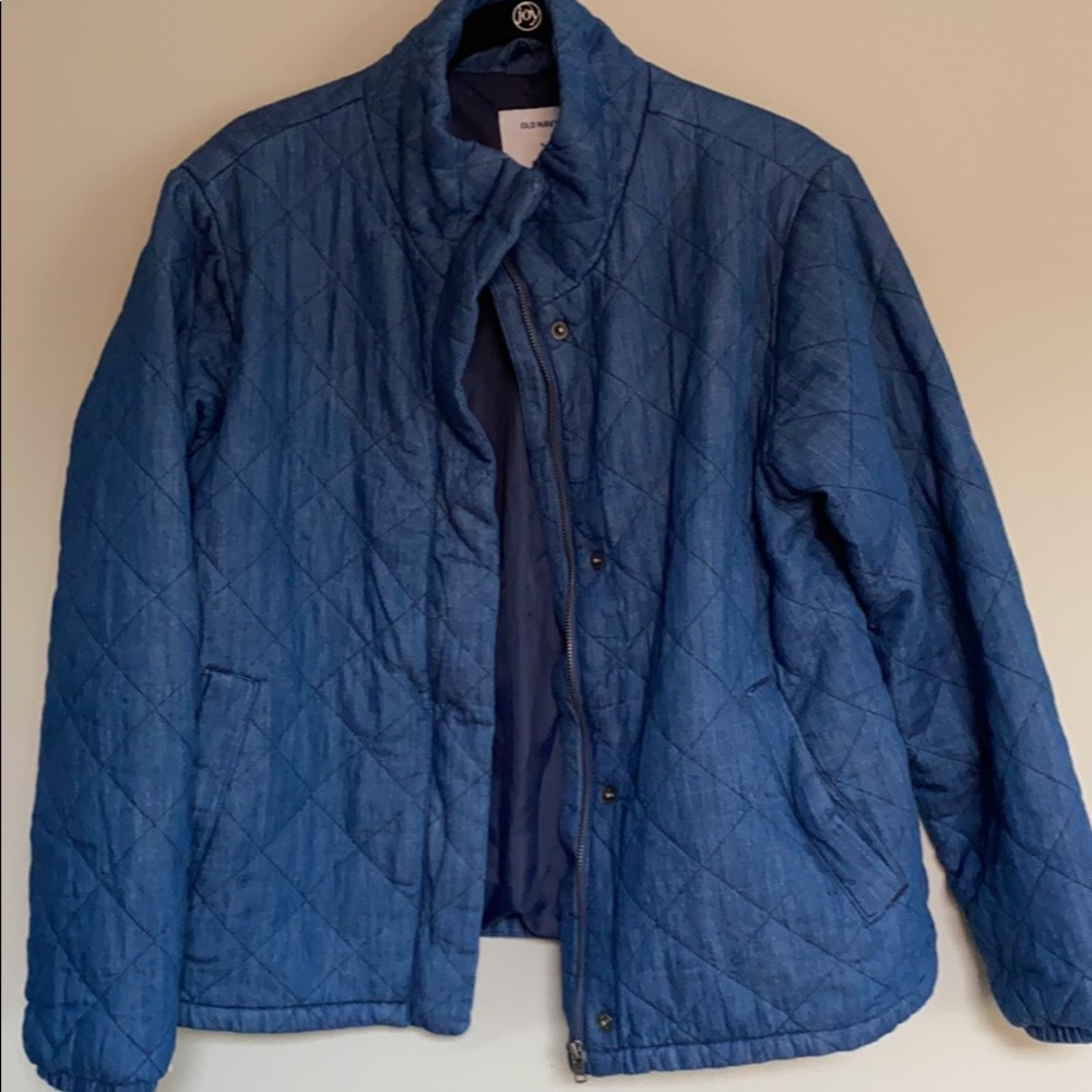 Old Navy Denim Bomber Jacket